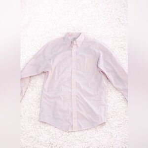 Brooks Brothers Pink Check Dress Shirt Men’s 17.5 6/7 Button Down Cotton